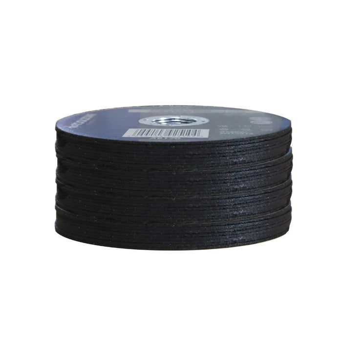 50 Cutting Discs 115 X 1 X 22.22mm Steel INOX Stainless Iron Metal + Storage Tin