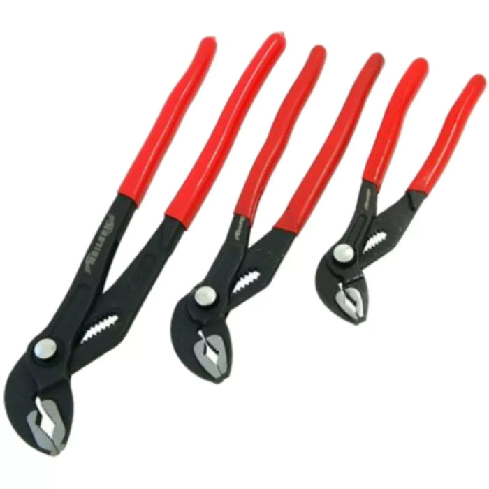 Neilsen 3pc Plumbers Waterpump Pipe Wrench Pliers Grips Pump 175mm - 300mm