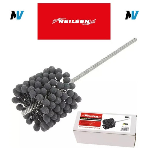 Neilsen Silicon Carbide Flexible Honing 180 Grit Engine Cylinders Tool 75mm-77mm