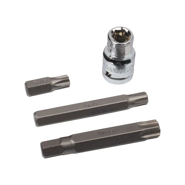 US PRO 75PC Hex, Spline, Torx & Tamper Proof Torx Bit Set 2068