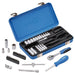 DRAPER 16365 45 PIECE 1/4" SQ. DR. METRIC SOCKET SET IN METAL CASE