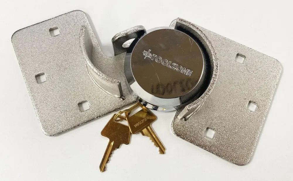 VAN HIGH SECURITY PADLOCK & HASP SET DOOR 73mm  GATE SHED VAN HIGH SECURITY