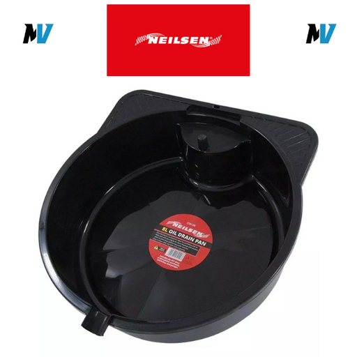 Neilsen Oil Drain Pan Coolant & Gearbox Fuel Drain Pan Tray Vehicle 8L Capacity
