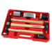 Neilsen Car Auto Body Panel Beating Dent Repair Tool Kit Hammers Dolly Set 7pc