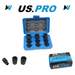 US PRO Tools 9PCS 1/2" DR Impact E-Star Sockets Female Torx E10 - E24 7522