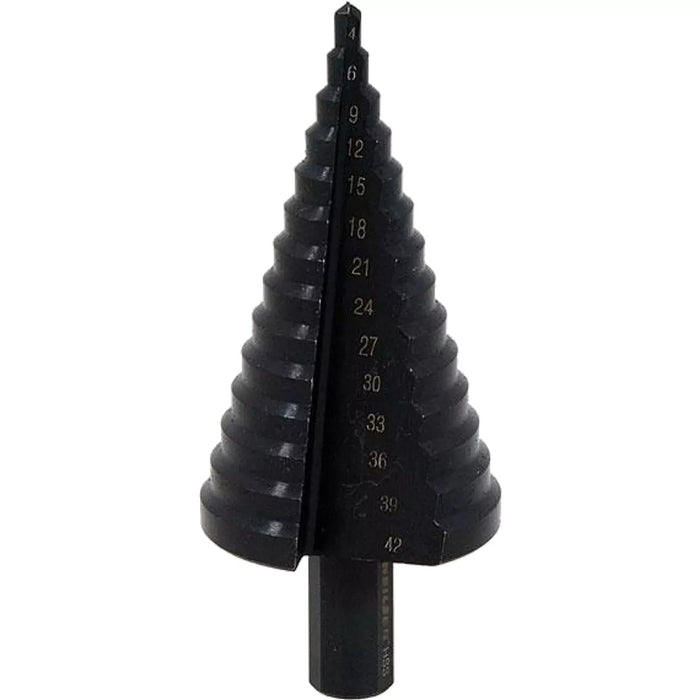 Neilsen Step Drill HSS Steel Titanium Cone Bit Hole Metal Cutter Tool 4 - 42mm