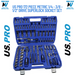 US PRO 172 Piece Metric 1/4 - 3/8 - 1/2" Drive Superlock Socket Set 2082