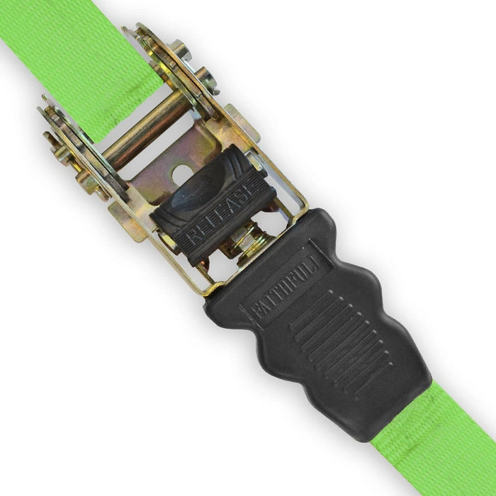Faithfull Ratchet Tie Down Strap Set 4 Piece 5m x 25mm FAITDRATSET4 XMS24RATCHET