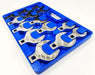 14pc Extra Large Crows Foot Feet 1/2" Nut Spanners Wrenches 27 - 50 mm
