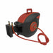 30m/100ft Automatic Retractable Air Line Hose Reel 3/8 2" PVC Mesh Wall Mounted
