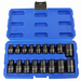 US PRO Tools 17pc 3/8" & 1/2" dr Impact E-Torx Socket Set E5 to E24 3420