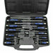 US PRO 12PC Go Through Screwdriver Set Slotted & Philips With Spanner Drive 1610