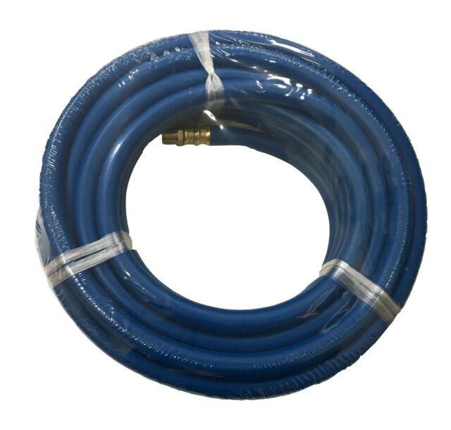 Air Hose Line 10M 30ft 1/4" BSP Air Line Reel 8MM Hi Vis Compressor Tool Brass