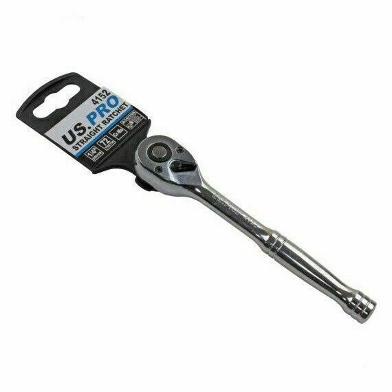 US PRO 1/4" Drive 72T Quick Release Reversible Ratchet Socket Wrench 4152